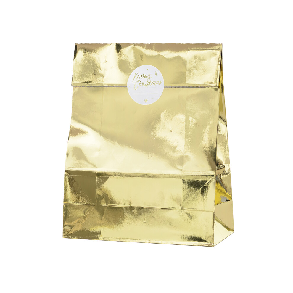 gold gift bags 25 x 38 cm