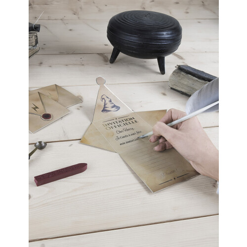 Rubies 8 Invitations with envelopes, Sorcerer's Apprentice, 29 x 20 cm 1