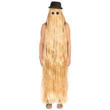Extra long blonde adult wig