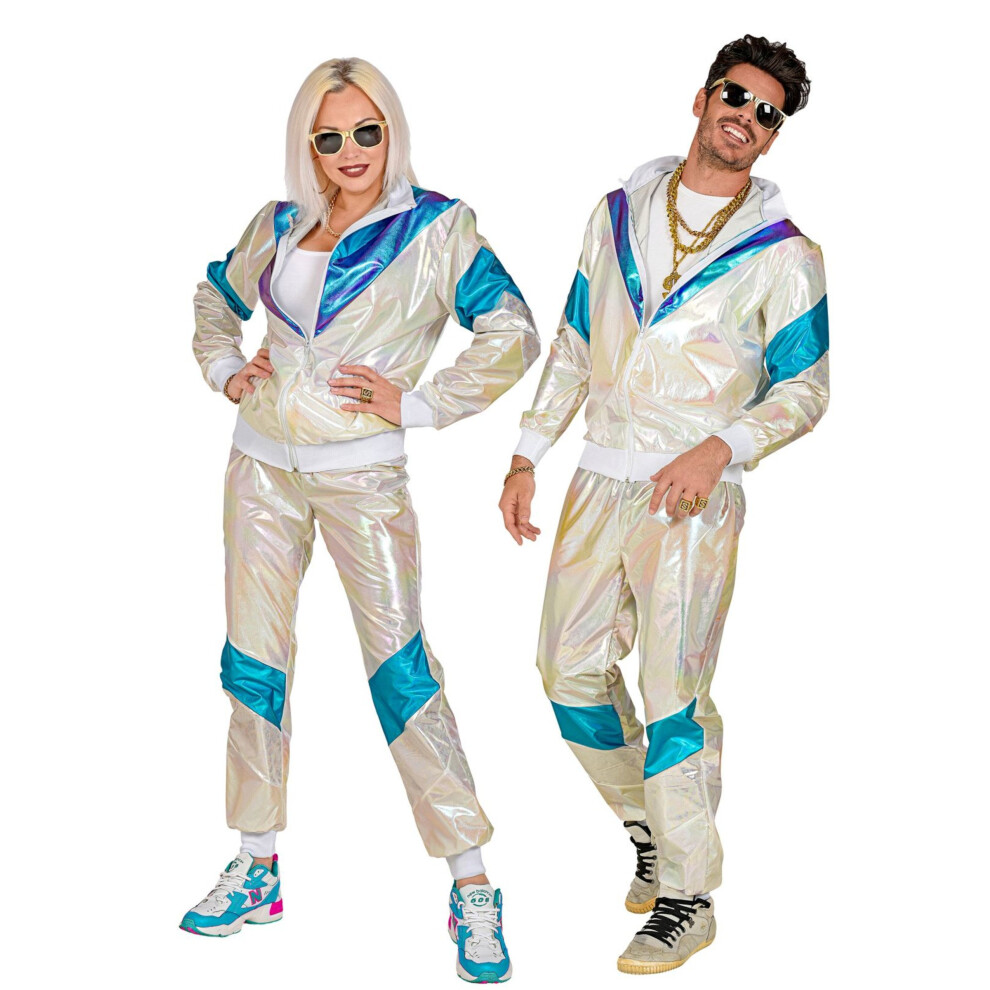 Rubies (S) Adult Holographic Tracksuit Costume