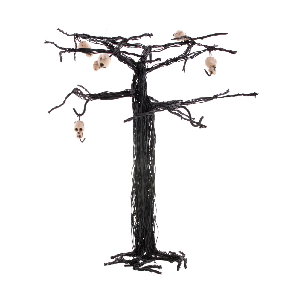 New Rubies Halloween Tree With Skulls 28 Cm