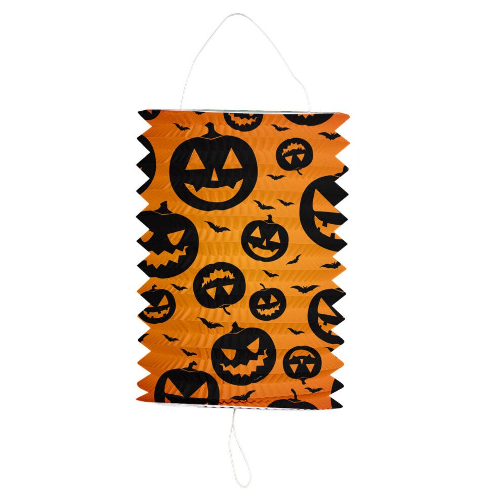 New Rubies Halloween Pumpkin Lantern 16 X 22 Cm Orange/Black