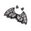 Rubies Black lace bat wings and ears set 2