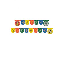 Happy Birthday Harry Potter cardboard garland 2 m