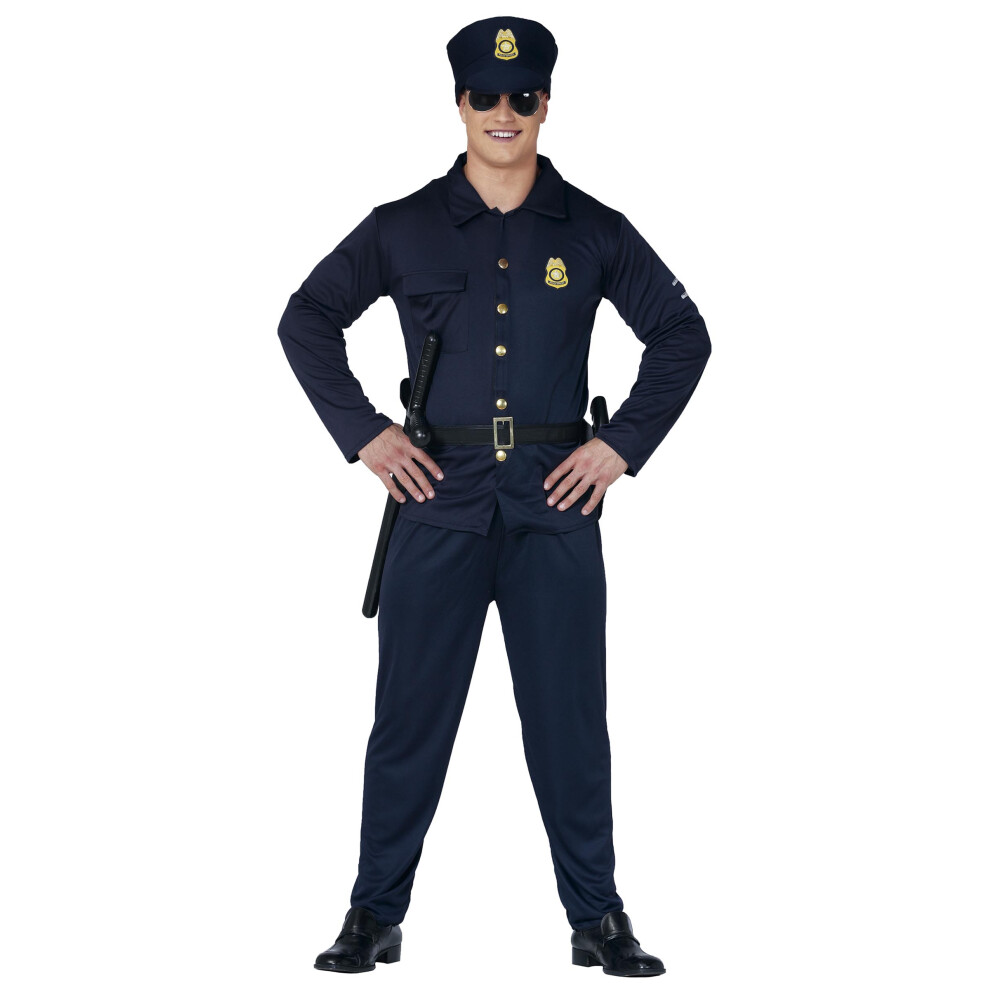 Rubies Adult Large Size Police Officer Costume