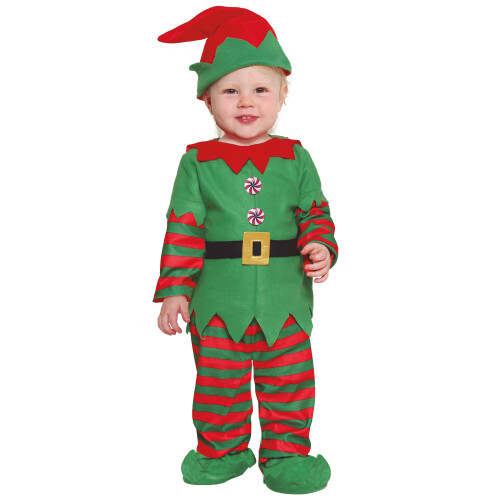 Rubies Baby Green Christmas Elf Costume
