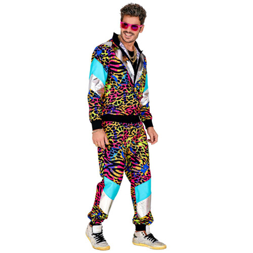Rubies (XL) Plus size multicolor animal print tracksuit costume 1