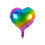 Rubies Multicolored heart foil balloon 45 cm 3