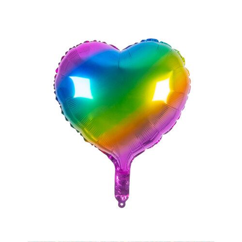 Rubies Multicolored heart foil balloon 45 cm 2