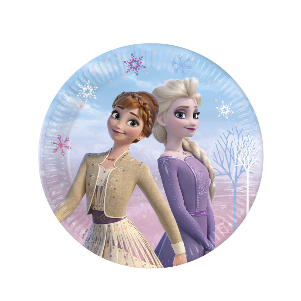 Rubies 8 Frozen Paper Plates 23 Cm