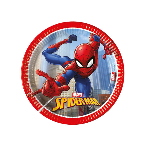 Rubies 8 Spiderman Fighter 20 cm Paper Plates