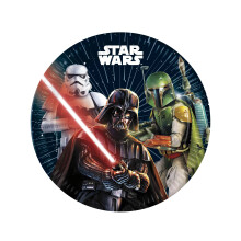 8 Star Wars Galaxy Paper Plates 23 cm
