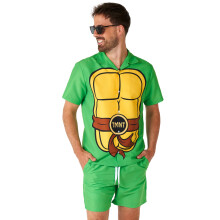(M (EU 48-50)) Teenage Mutant Ninja Turtle Adult Summer Costume Suitmeister
