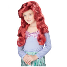 Luxury long red mermaid wig for girls