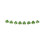 Rubies Saint Patrick's Day shamrock garland 2 m 1