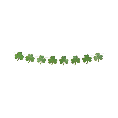 Rubies Saint Patrick's Day shamrock garland 2 m