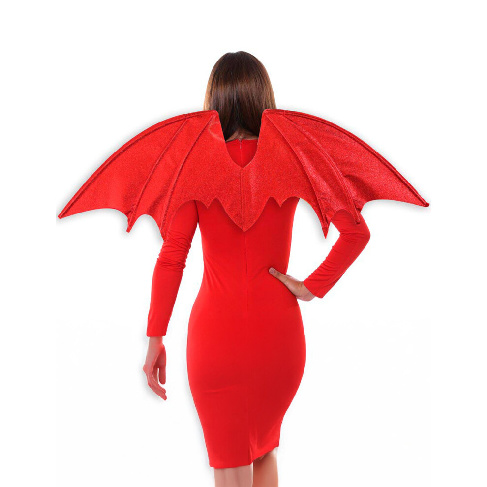 Rubies Adult Demon Wings Red