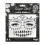 Rubies Skeleton face adhesive rhinestones 2