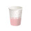 Rubies 8 Pink Heart Paper Cups 250 ml 1