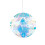 Rubies 20cm iridescent diamond origami hanging ball 1