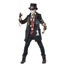 Plus size voodoo priest costume for men