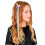 Rubies Multicolored unicorn sequin hair strand 1