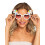 Rubies White heart glasses with unicorns for adults 1