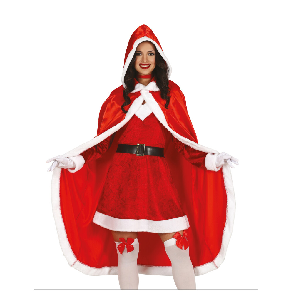 Rubies Adult's Long Mother Christmas Cape Red