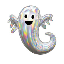71cm Iridescent Ghost Foil Balloon