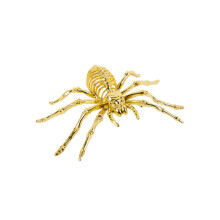 Golden skeleton spider 12.5 x 20.5 cm