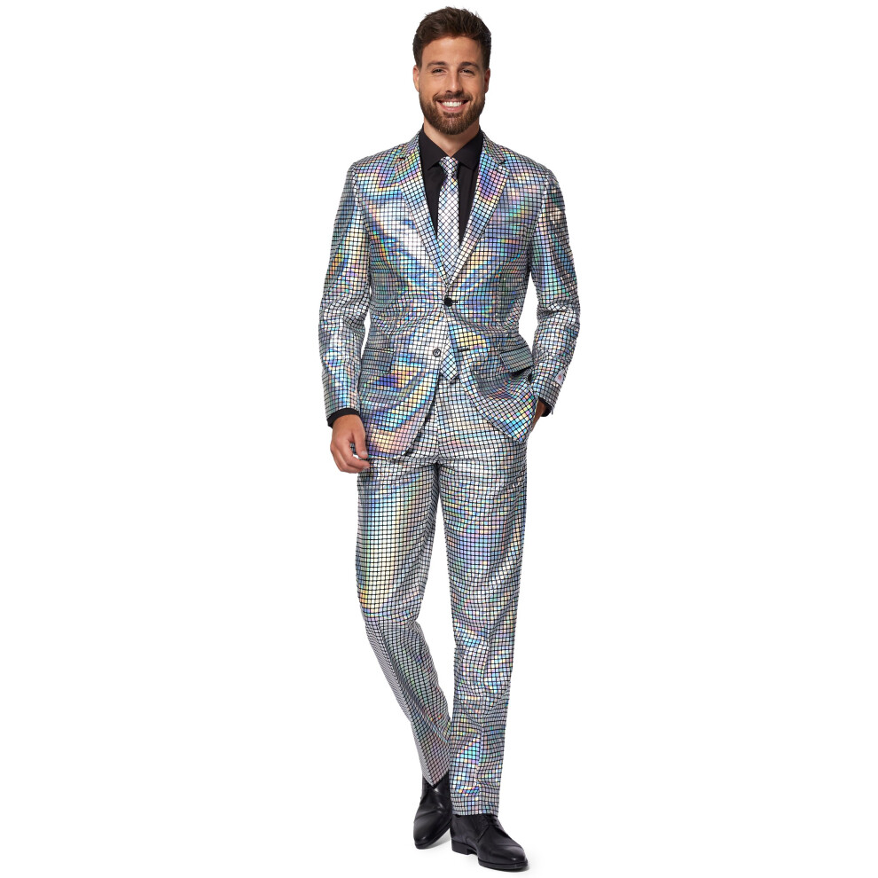 Rubies (S/M (Eu 48)) Adult Discoballer Costume Opposuits