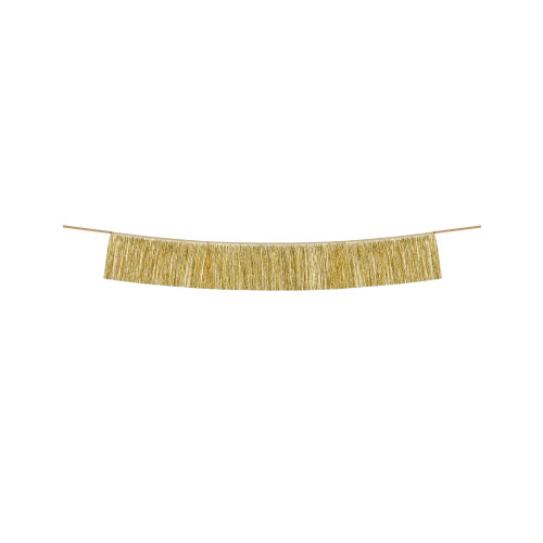 Rubies 135 cm gold thread garland