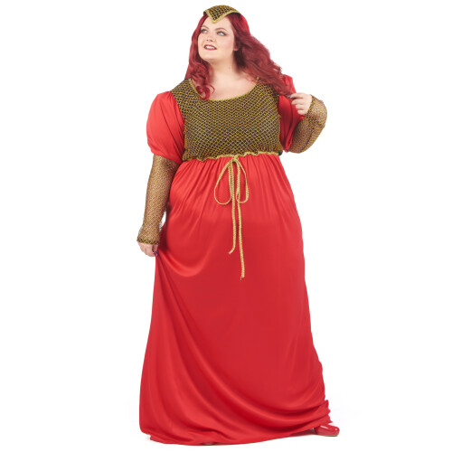 Rubies Plus size red medieval costume for women 1