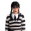 Rubies Gothic black braided wig for women 1