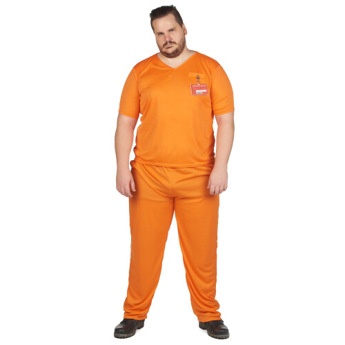 Rubies Large adult prisoner costume 1