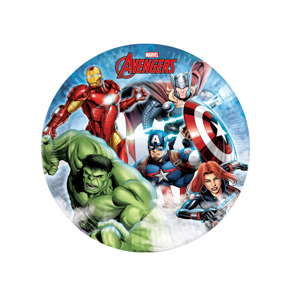 Rubies 8 Avengers Mighty 23Cm Paper Plates