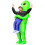 Rubies Inflatable costume worn by an adult alien 3