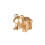 Rubies Golden resin frog 10 cm 1