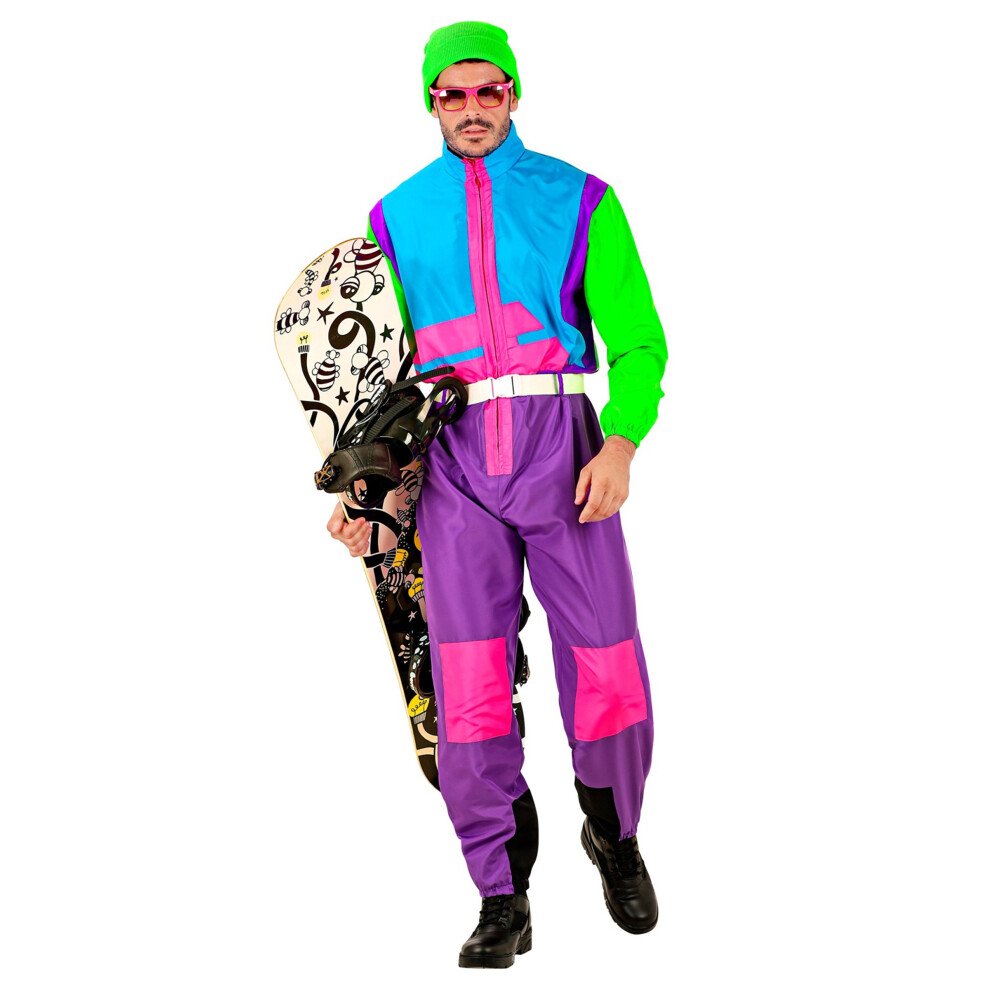 Rubies Unisex ) Adult Fluorescent Snowboarder Costume Large