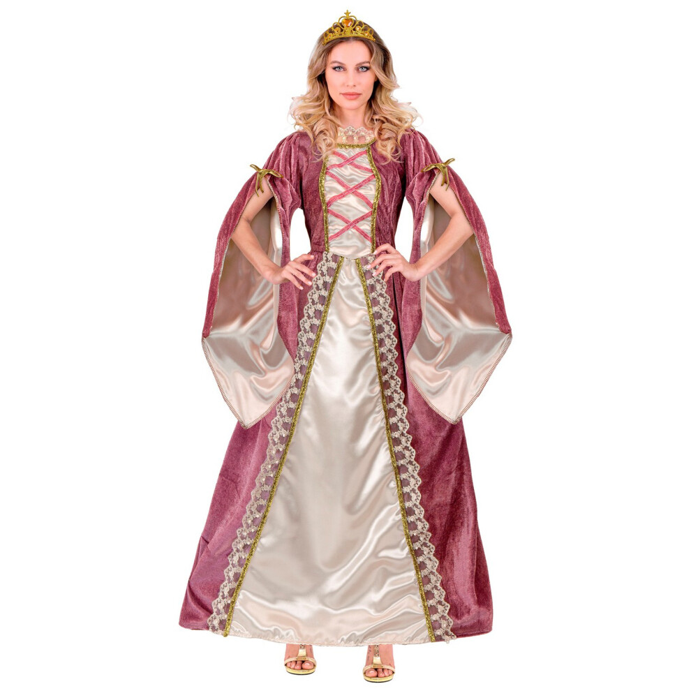 Rubies (M) Pink And White Medieval Princess Costume For Women Pink,White