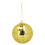 Rubies 6 golden disco balls 8 cm 1
