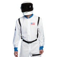 Adult white astronaut helmet