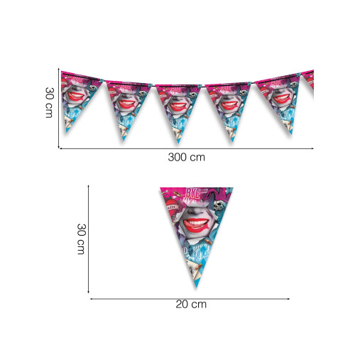 Rubies Dangerous Girl Bunting 300cm 1