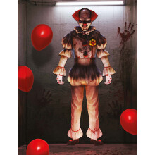 Clown wall decoration 180 cm