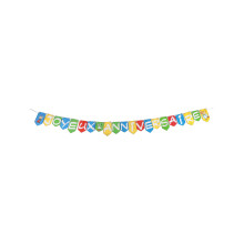 Asterix Happy Birthday Garland 250 cm