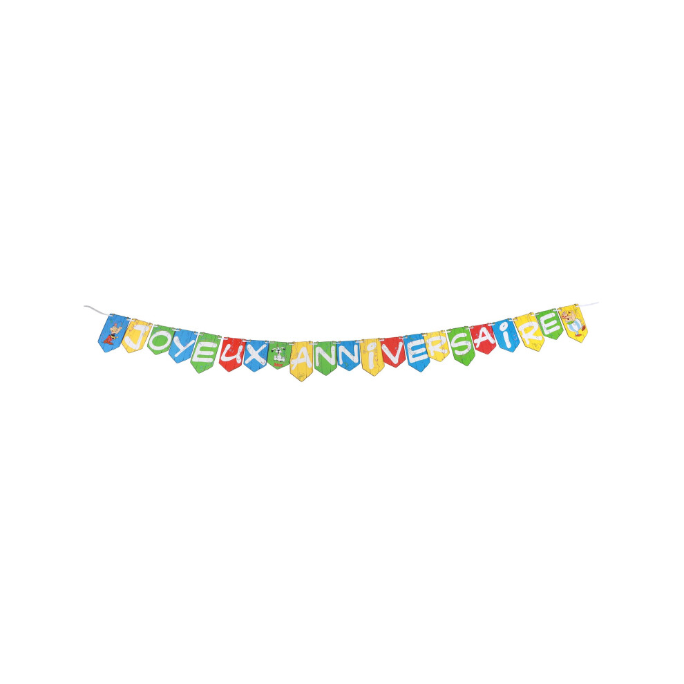 Rubies Asterix Happy Birthday Garland 250 Cm