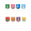 Rubies 8 Asterix cupcake picks 1