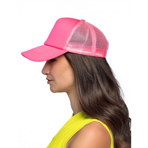 Rubies Adult fluorescent pink cap 1