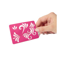 Arabesque reusable makeup stencil