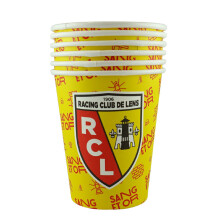 6 RC Lens cardboard cups 25 cl